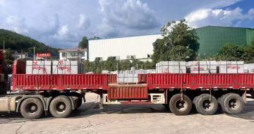 汉中 芝麻灰花岗岩地铺石出货日常