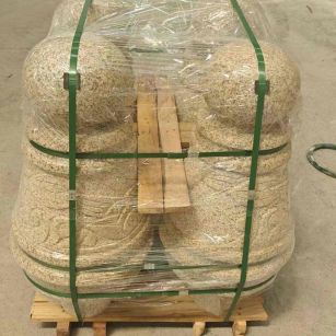 汉中 黄金麻异形定制雕花——棒棒糖挡车柱