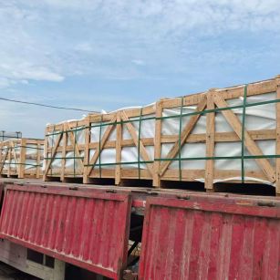 汉中 芝麻白花岗岩地铺石出口专车-泰国游