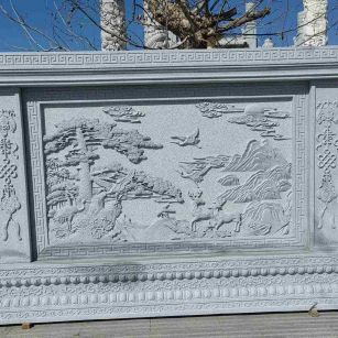 汉中 芝麻白大型照壁，屏风，影壁