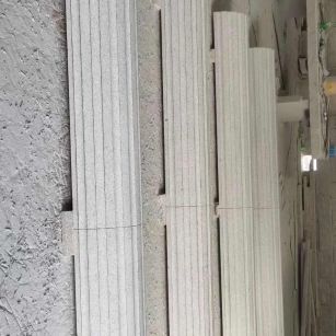 汉中 花岗岩厂家带你看白麻花岗岩门楼大柱柱皮