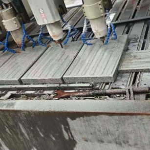 汉中 芝麻白花岗岩荔枝面盲道雕刻