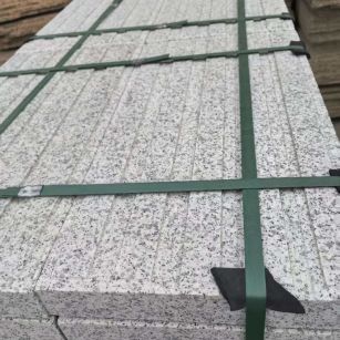 汉中 白麻花岗岩直行盲道石，盲条，地铺石