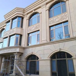 汉中 黄金麻花岗岩别墅外墙干挂