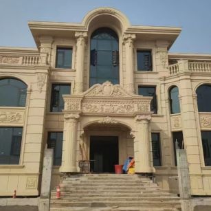 汉中 黄金麻花岗岩别墅外墙干挂