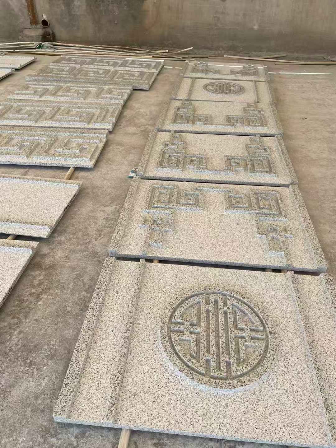 汉中 白麻花岗岩外墙立面雕刻板