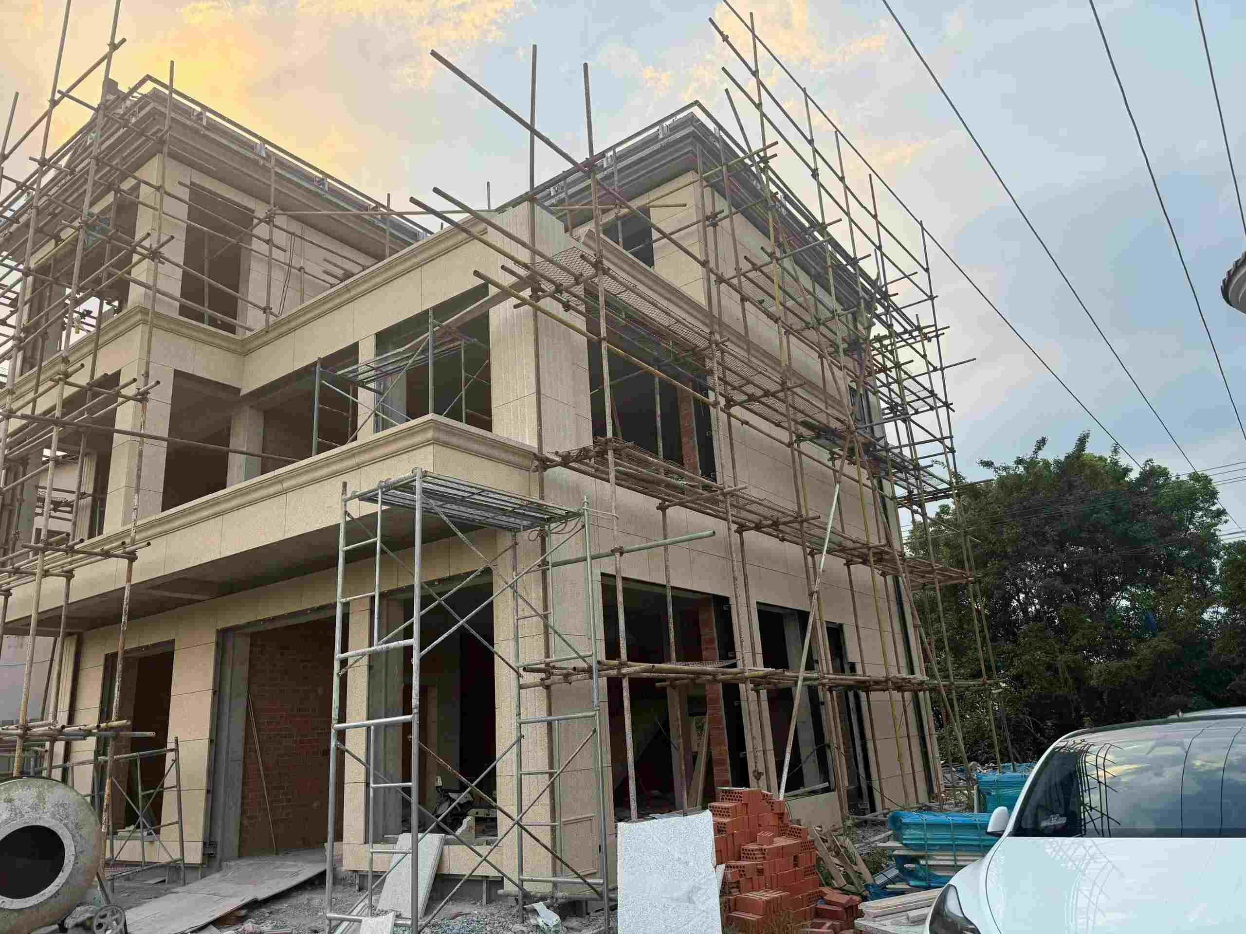 汉中 黄金麻荔枝面花岗岩外墙干挂