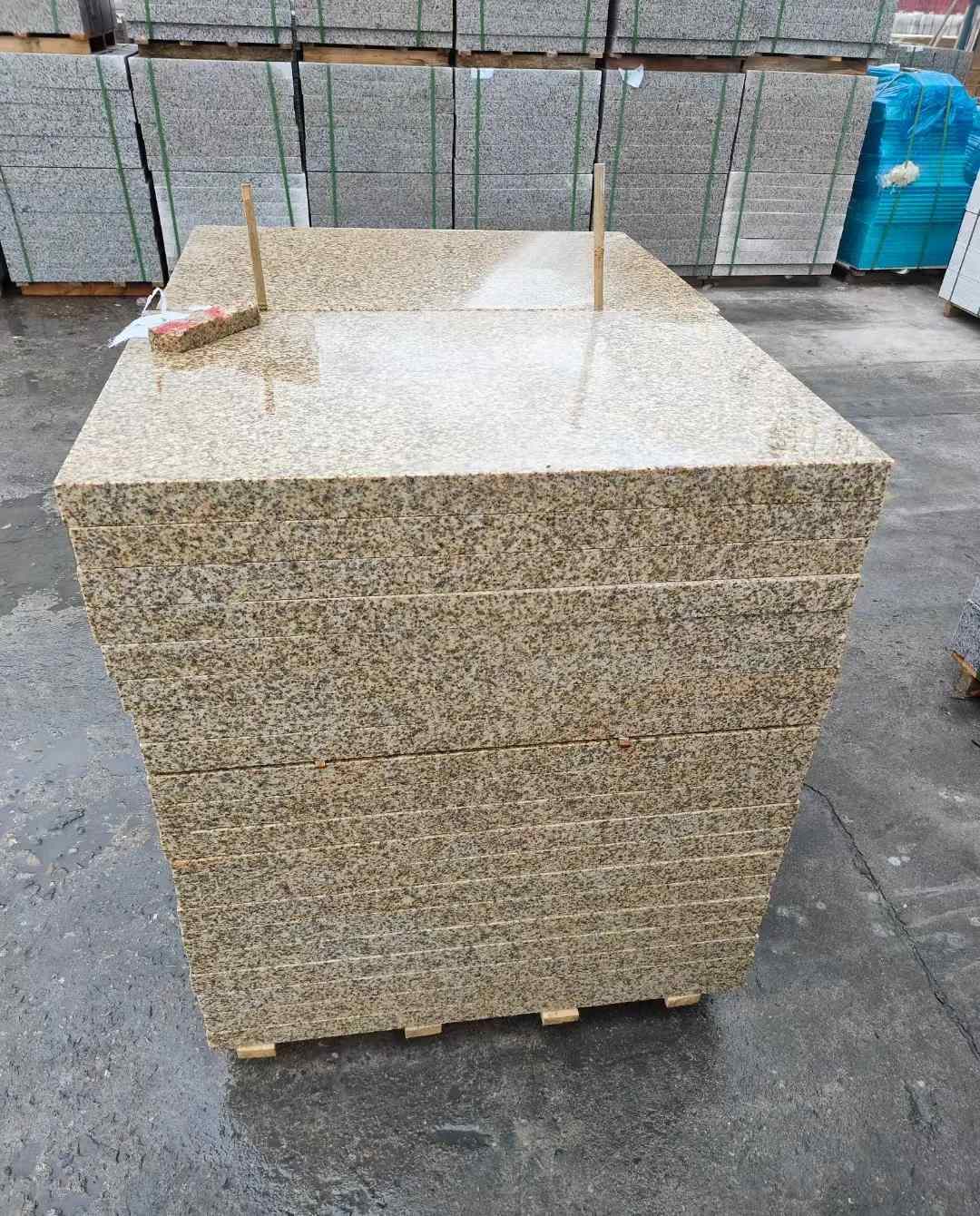 汉中 湖北黄金麻花岗岩石材荔枝面外墙石材