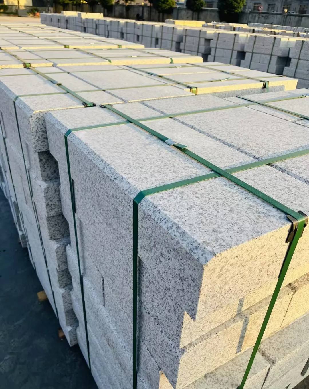 汉中 白麻花岗岩路沿石，马路牙子，路缘石，平石，立缘石等