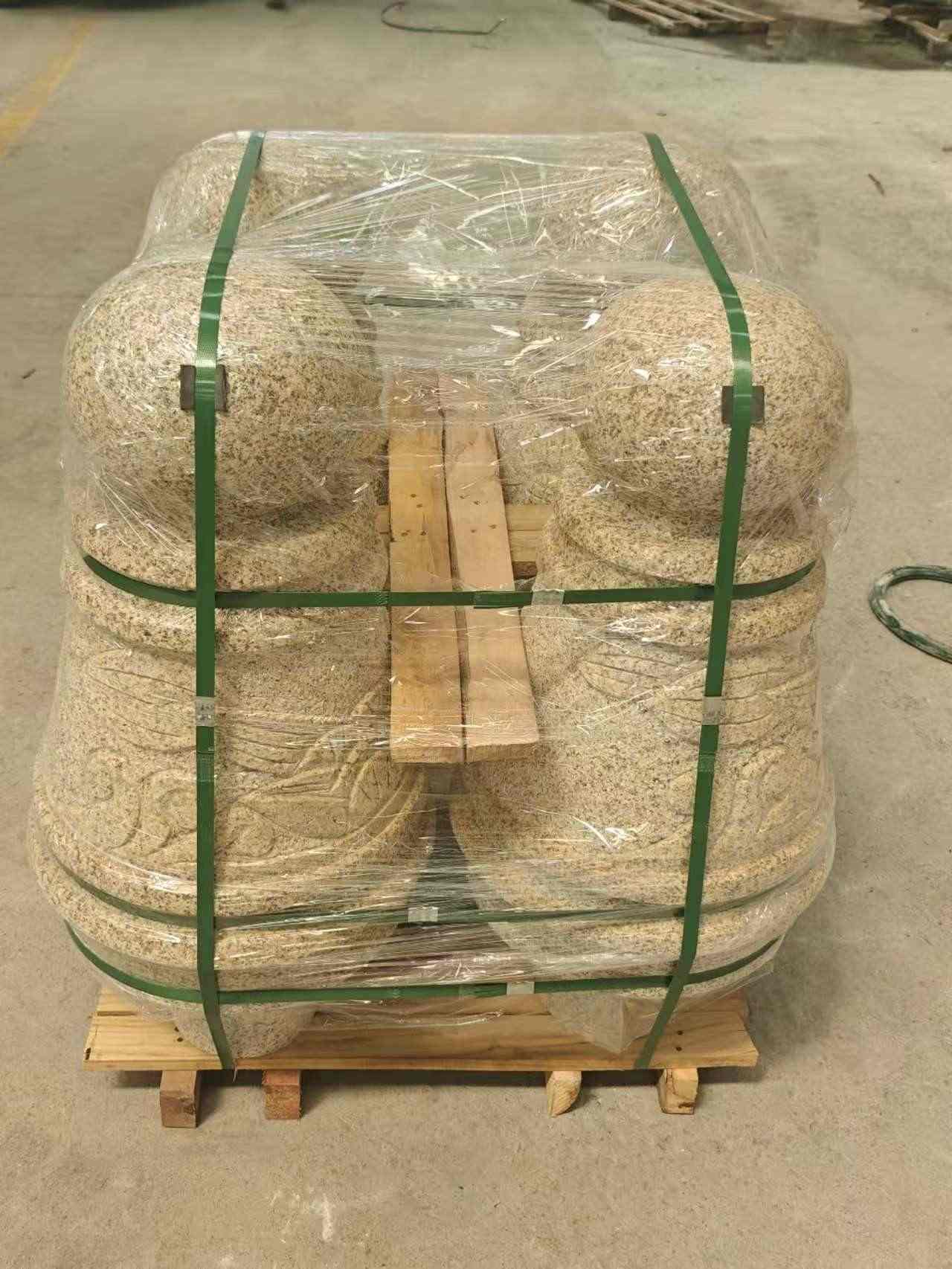 汉中 黄金麻异形定制雕花——棒棒糖挡车柱