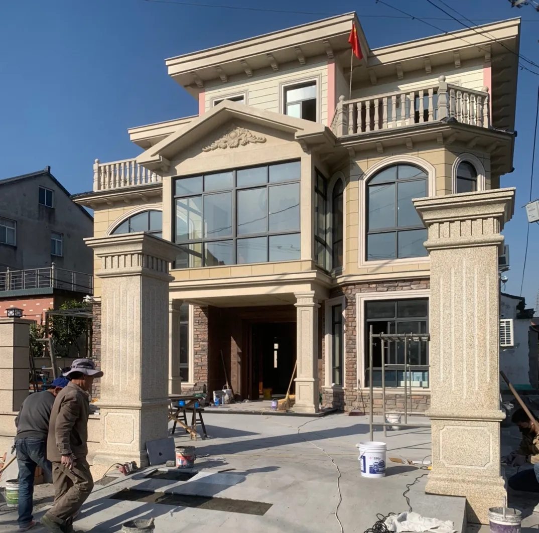 汉中 黄金麻花岗岩荔枝面别墅外墙干挂私家专属