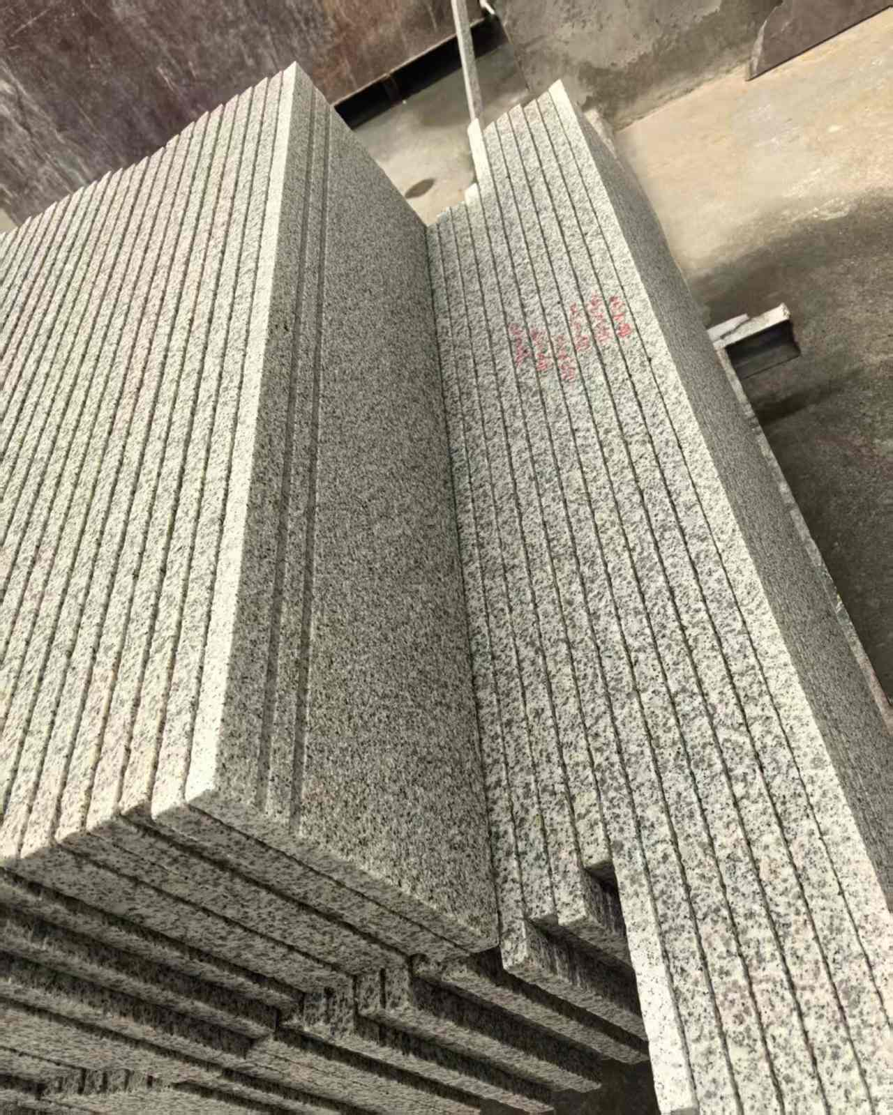 汉中 白麻荔枝面花岗岩楼梯踏步