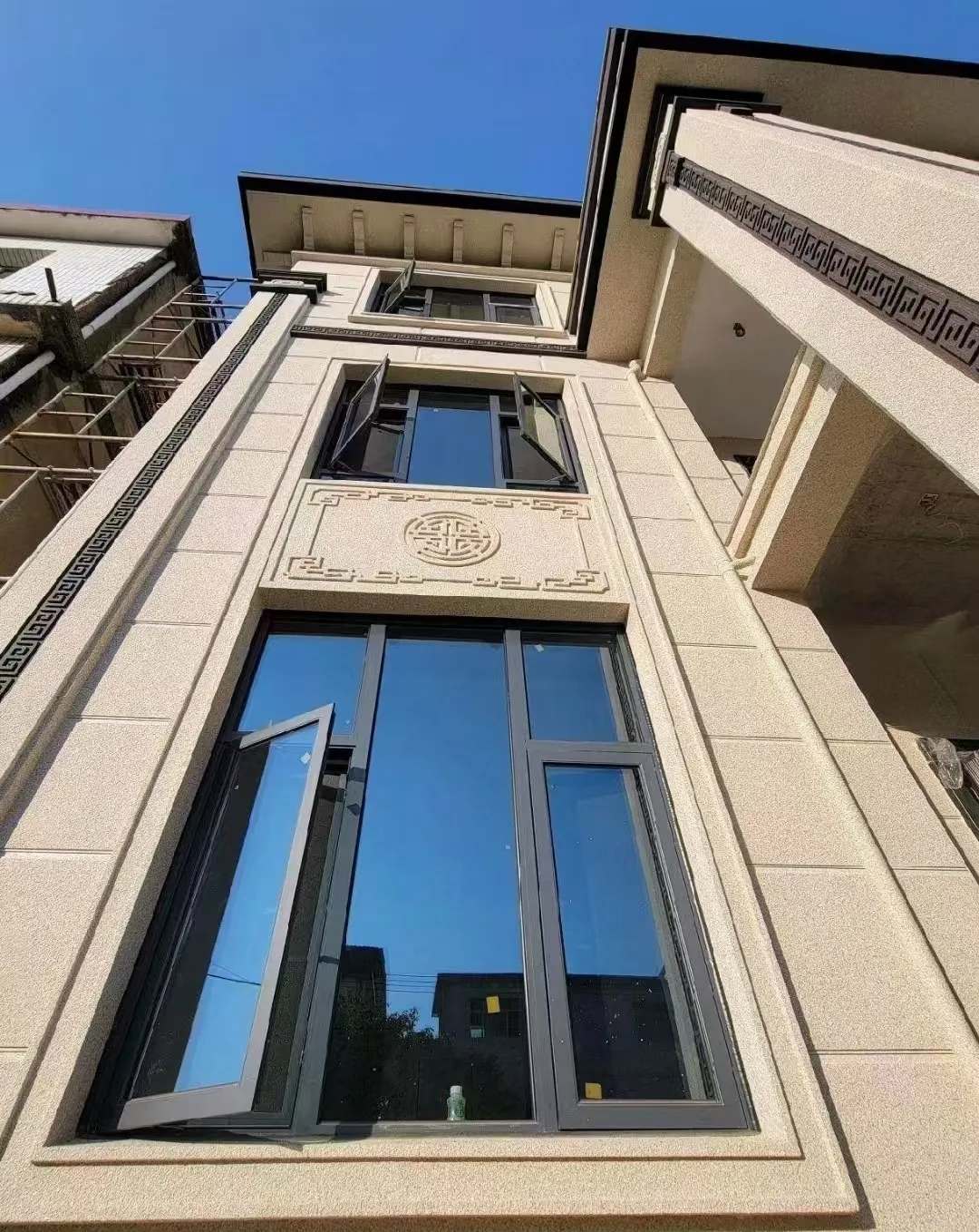 汉中 黄金麻荔枝面别墅外墙干挂效果展示