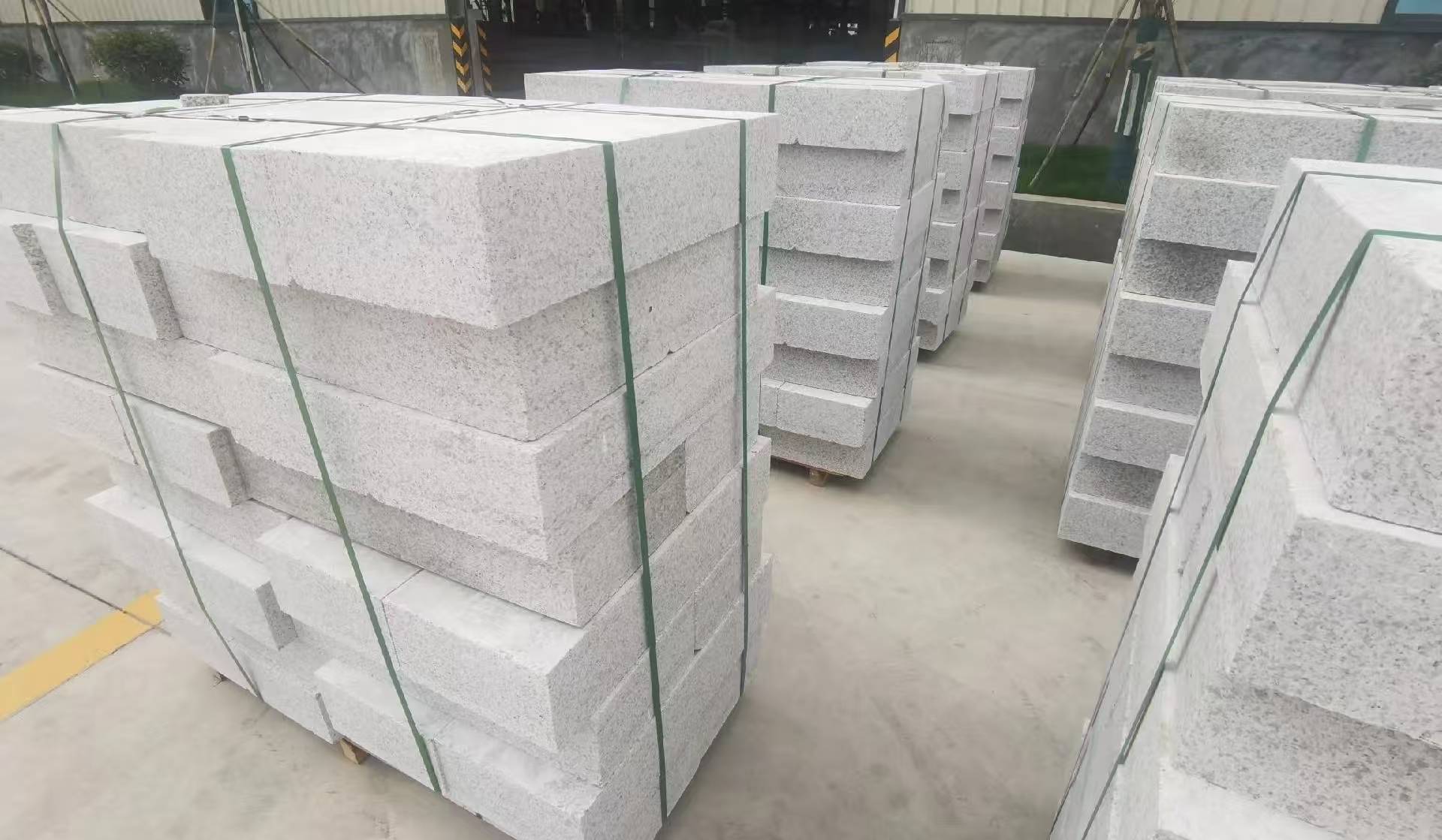 汉中 白麻花岗岩路沿石，立缘石，平缘石，路牙石，道牙石，马路牙子等