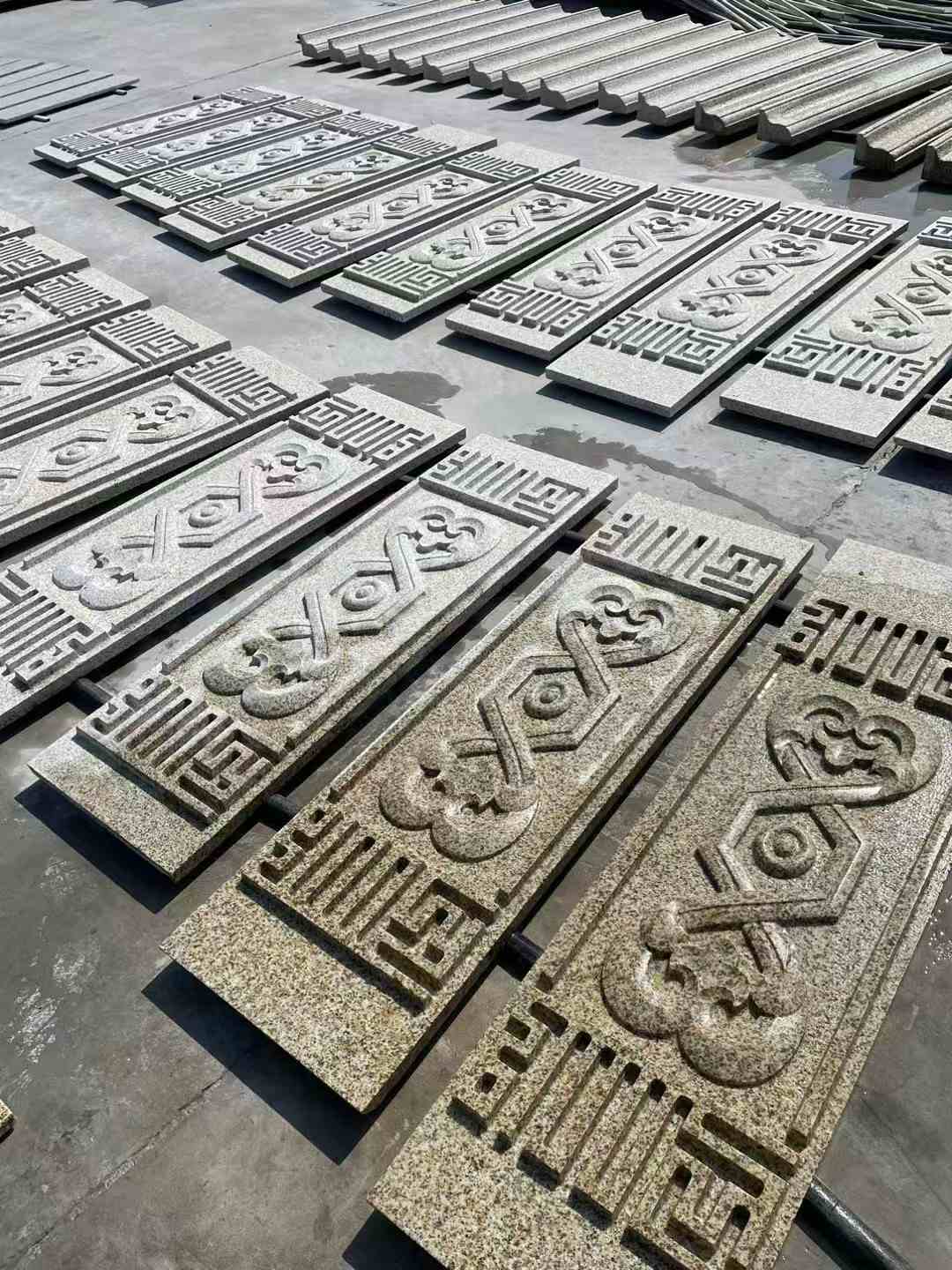 汉中 黄金麻花岗岩外墙雕刻板